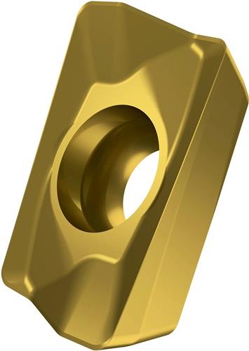 Fräswendeschneidplatte ISO ADMX 070208SR-M:M8330 D.2,2mm PVD beschichtet Gold