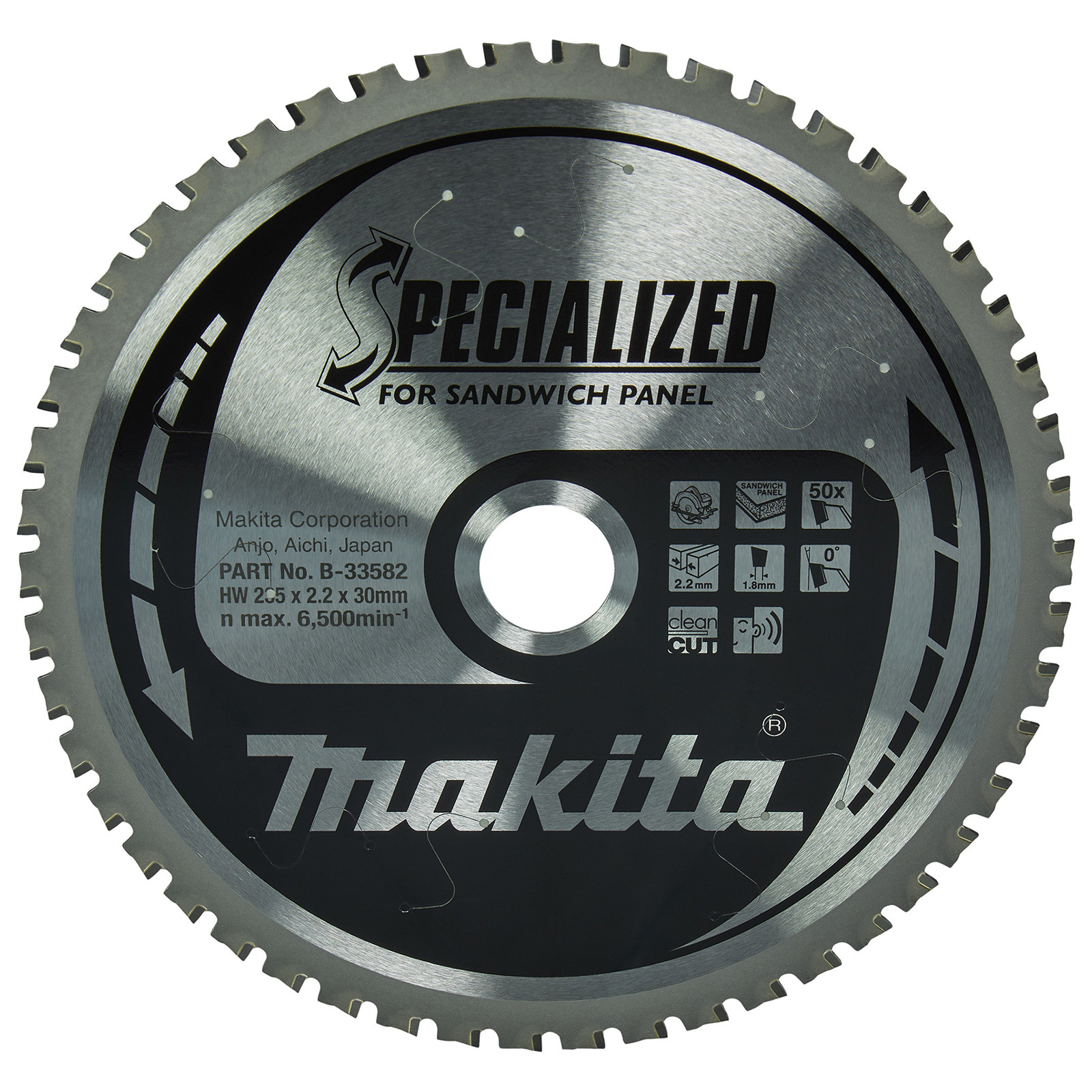 Makita SPECIALIZED Sägeblatt 235x30x50Z - B-33582