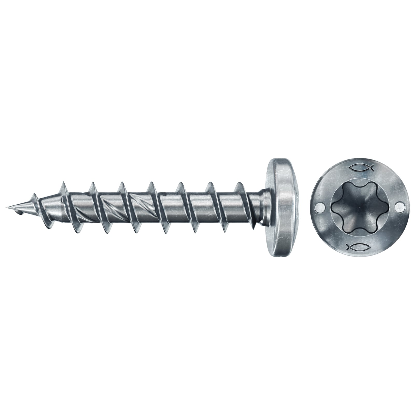fischer Spanplattenschraube PowerFast FPF II PTF 3,0 x 10 BC 110 Panhead Innenstern TX Vollgew. - 578588