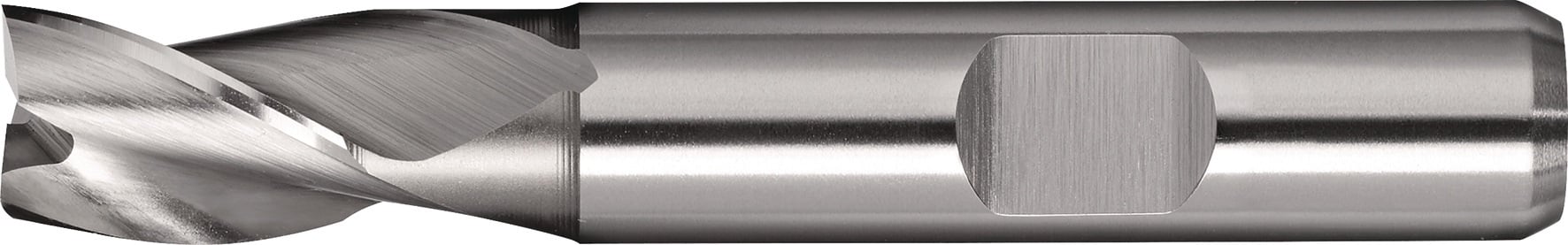Bohrnutenfräser DIN 327 TypN D.3mm HSS-Co8 Weldon Z.3 kurz TECWERK