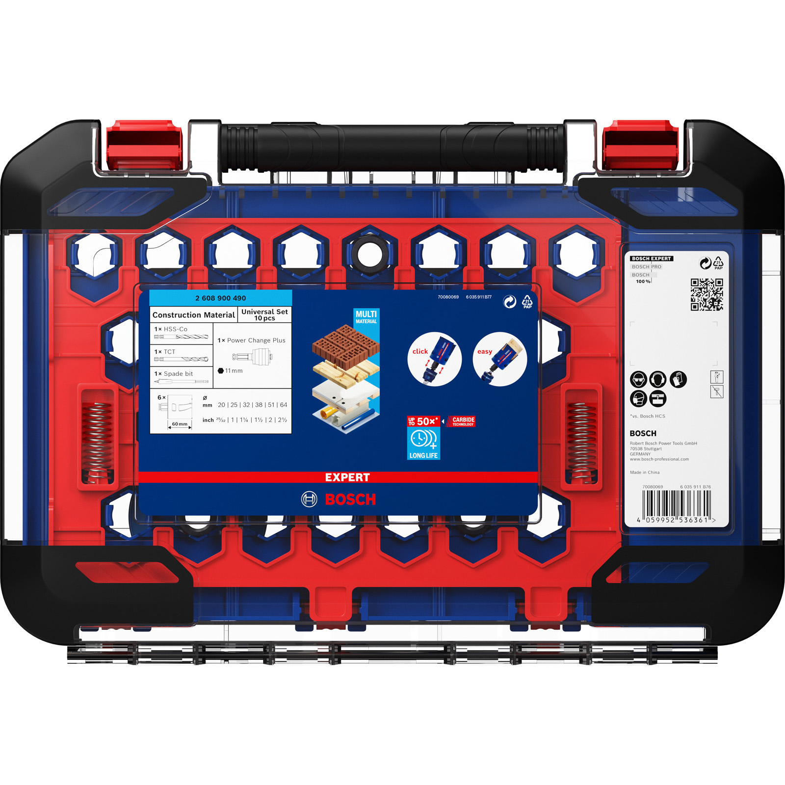 Bosch Expert Construction Material Lochsäge-Set 10tlg. - 2608900490