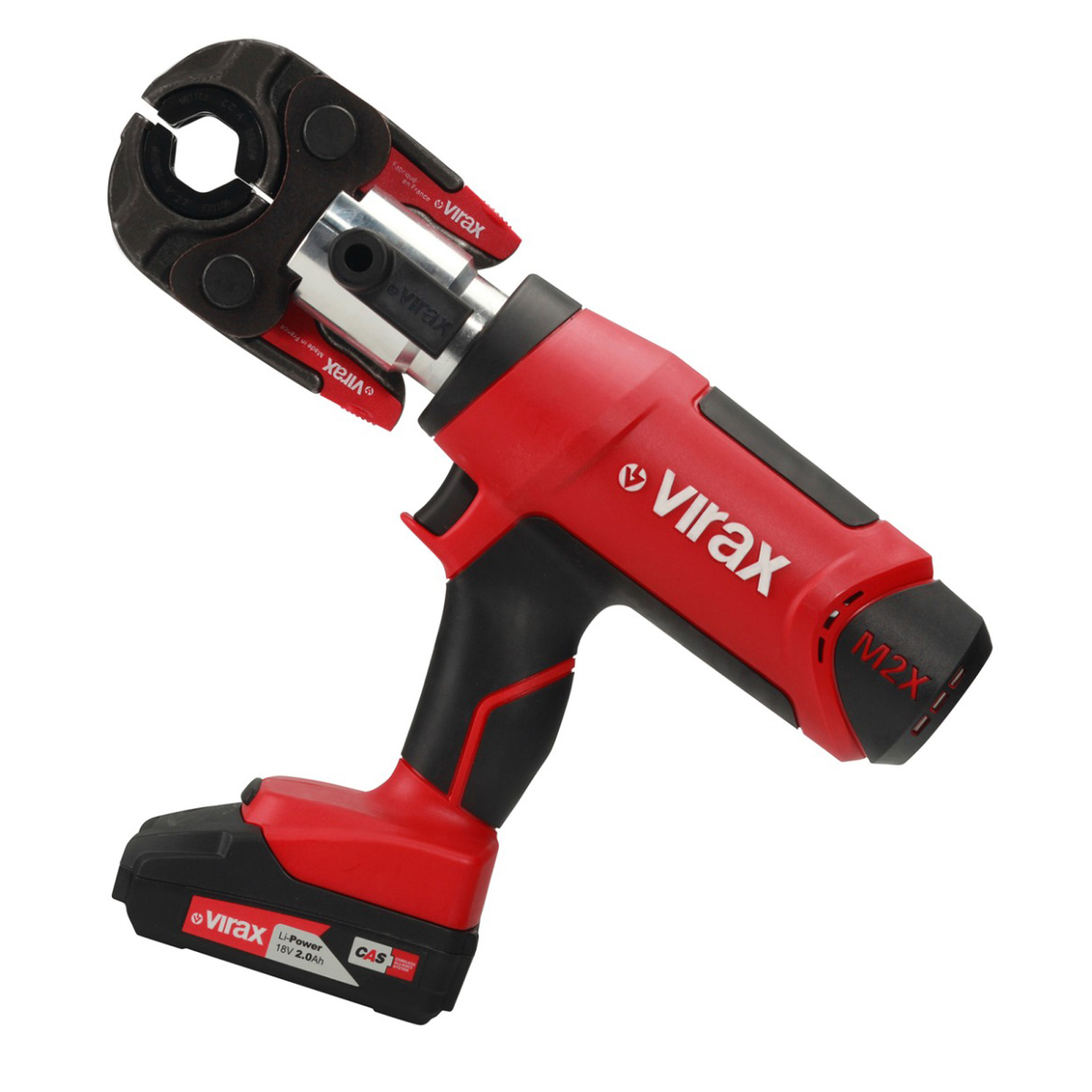 VIRAX M2X Mutternzange + RF-P 12-16-20 + 2 Akkus - 253554
