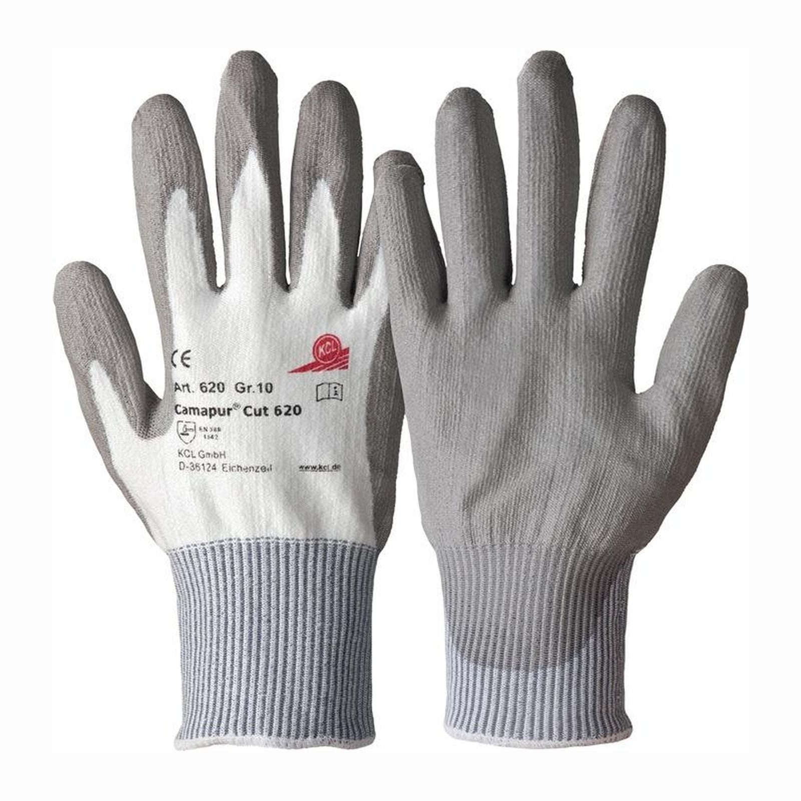 Honeywell 10 Paar Schnittschutzhandschuhe Camapur Cut 620 weiß / grau