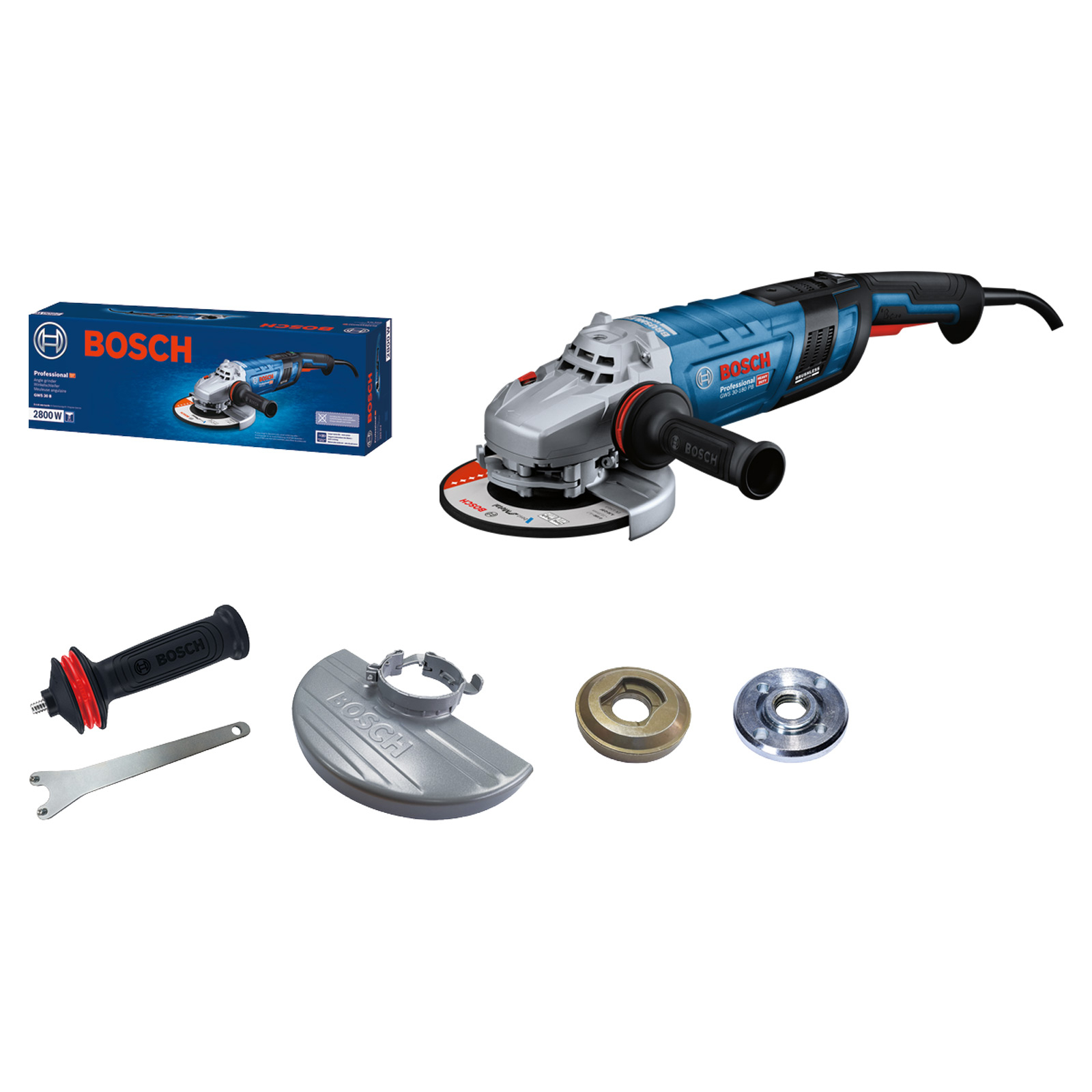 Bosch Winkelschleifer GWS 30-180 PB Ø 180 2.800 W - 06018G0100