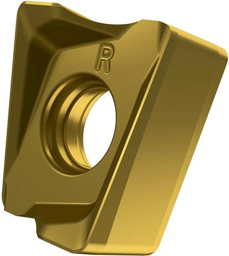 Fräswendeschneidplatte ISO LNGX 120516SR-R:M8330 D.4,5mm PVD beschichtet Gold