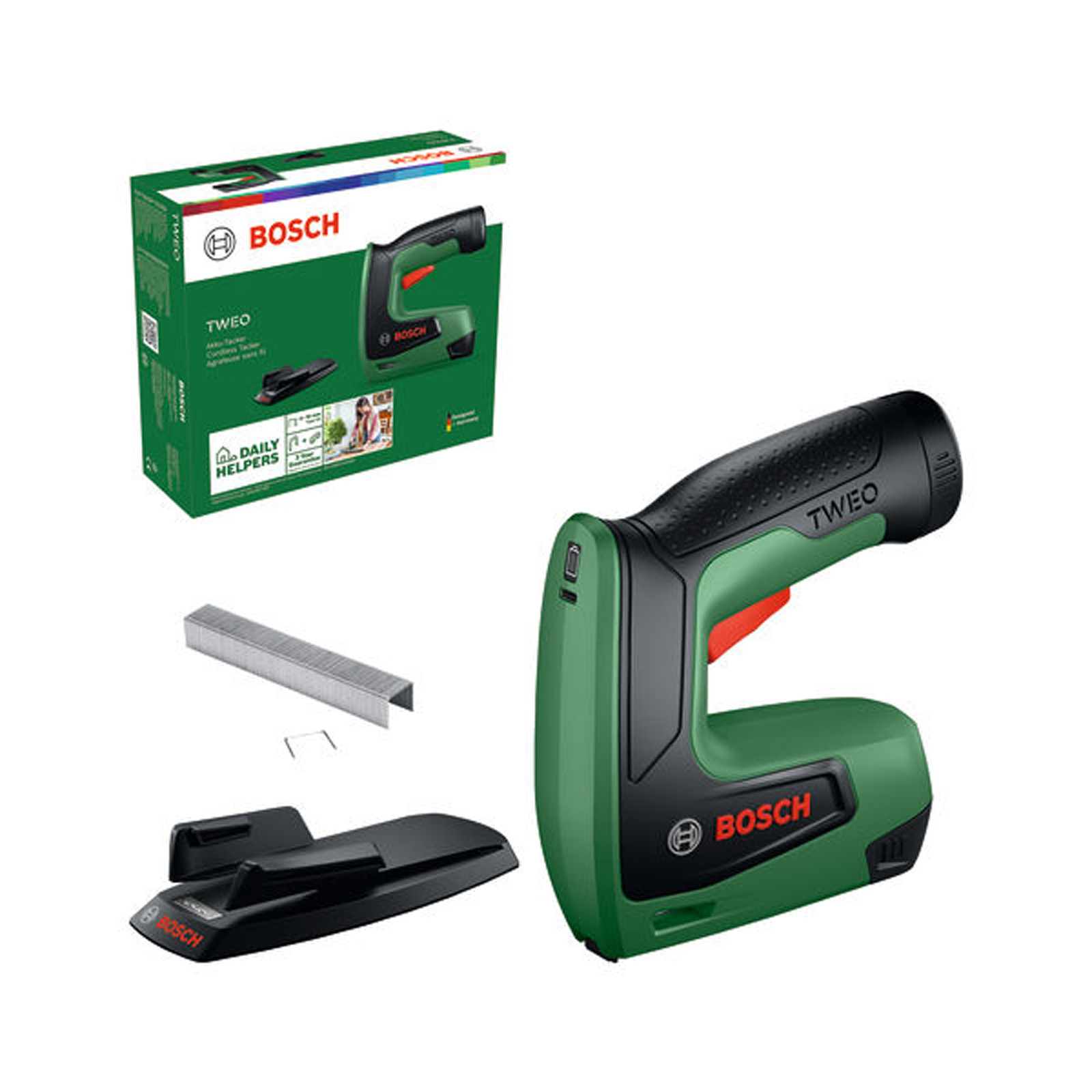 Bosch Akku-Tacker TWEO / 1x Batterie BA 4V 2.0Ah - 06039G7000