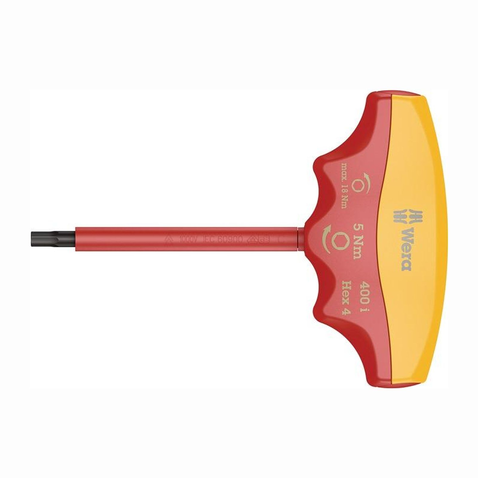 Wera Drehmomentschraubendreher 400 i Hex 4 mm 5 Nm - 5004980001