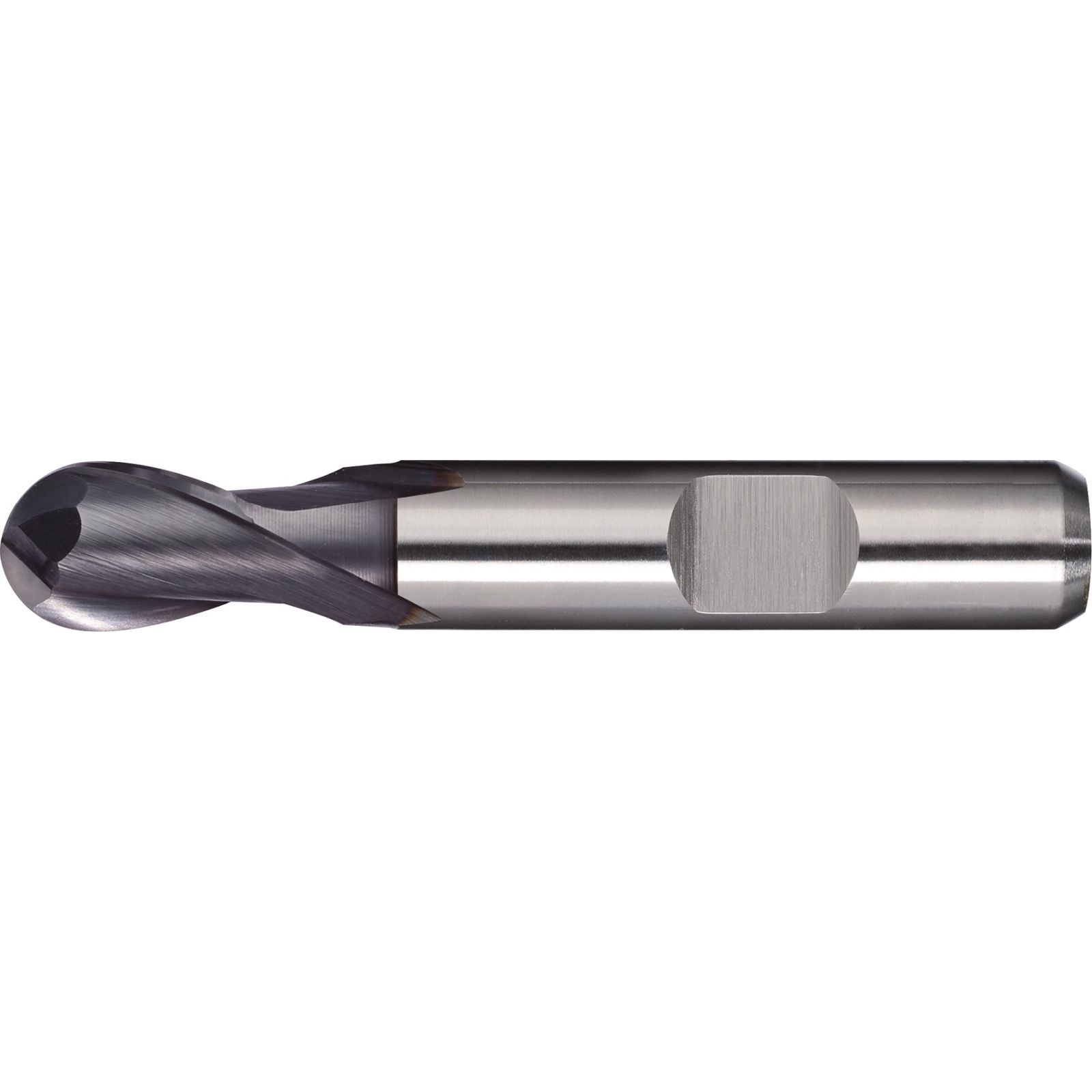 Vollradiusfräser D.10mm Einsatz-L.21mm HSS-Co8 TiCN Weldon Z.2 ext.kurz TECWERK