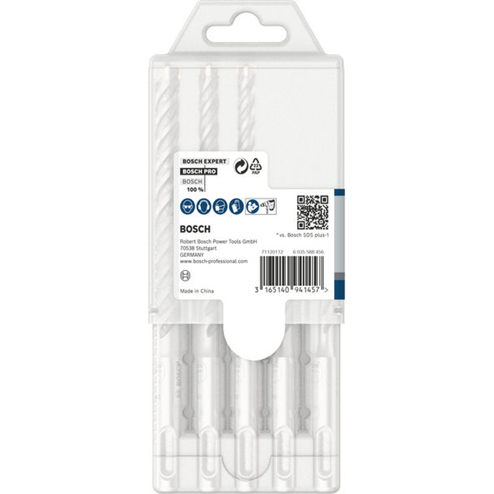 Bosch PRO SDS plus-5X Hammerbohrer-Set, 5.5/6/7/8/10 mm, 5-tlg.