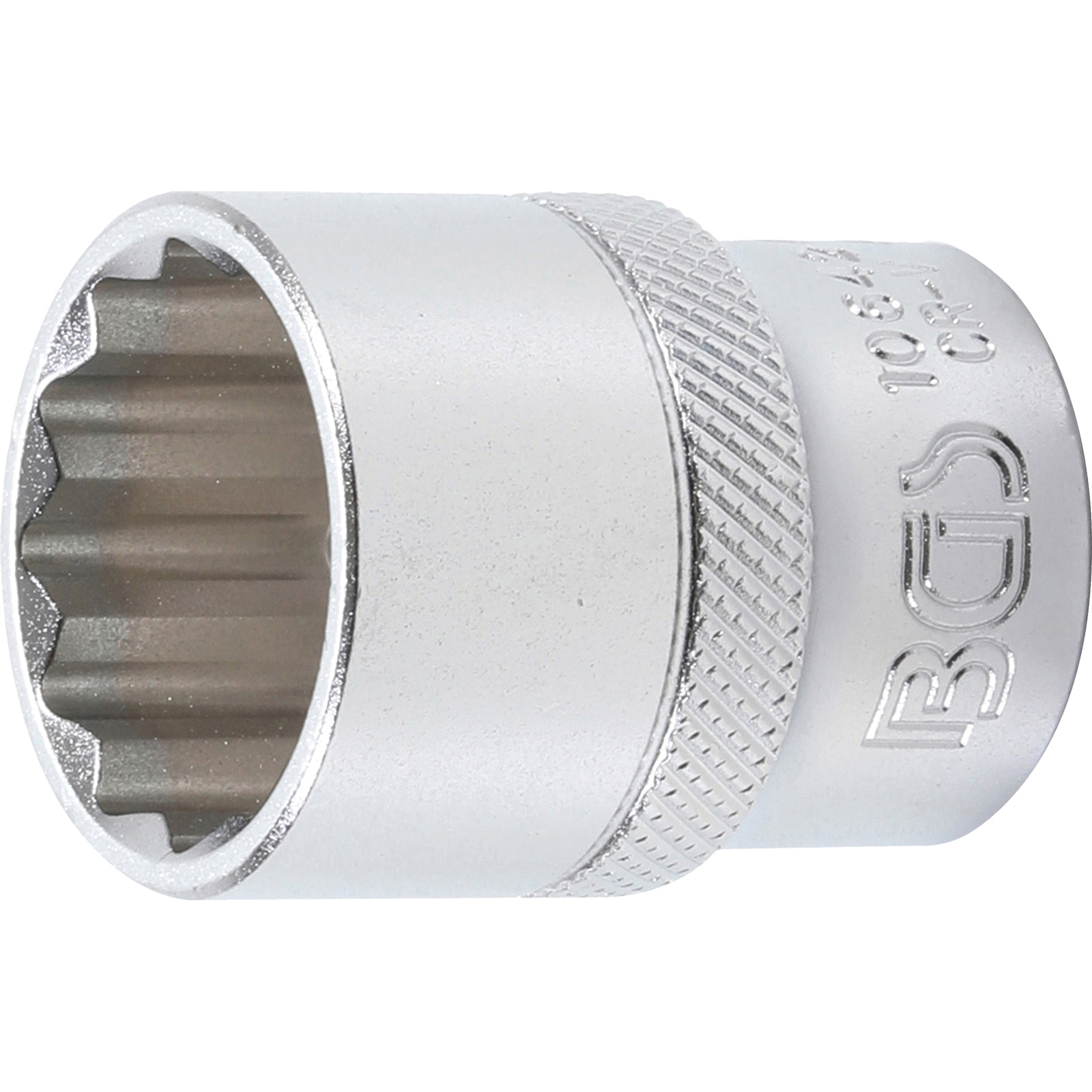 BGS Steckschlüssel-Einsatz Zwölfkant Antrieb Innenvierkant 12,5 mm (1/2") SW 22 mm - 10642