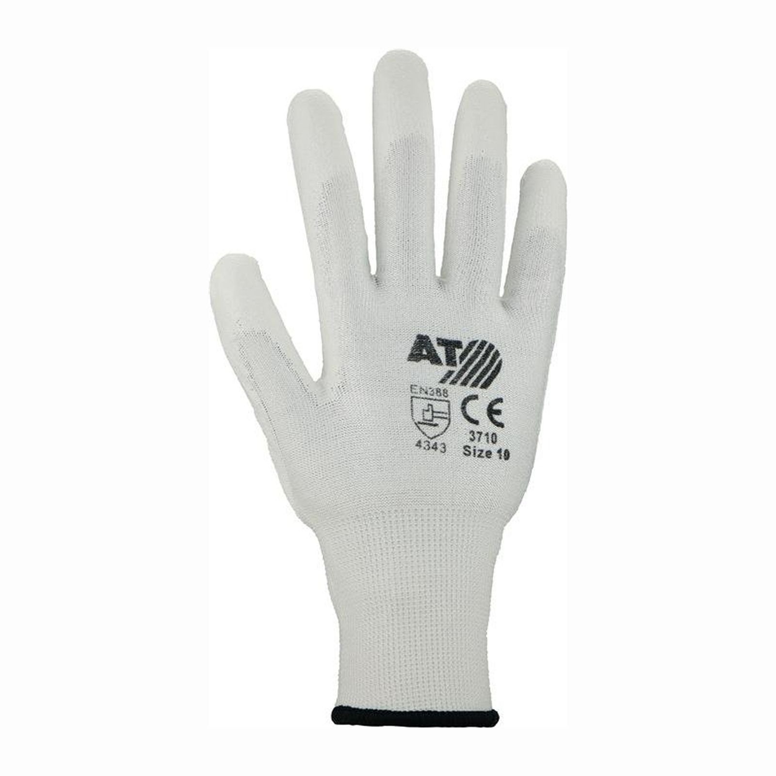 ASATEX 10 Paar Schnittschutzhandschuhe weiß Schnittschutzlevel 3