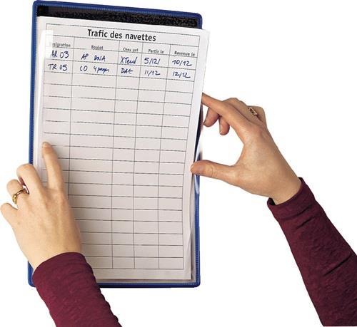 tarifold Kontrollblatthalter PVC mit Drahtrahmen kunststoffummantelt - 184501