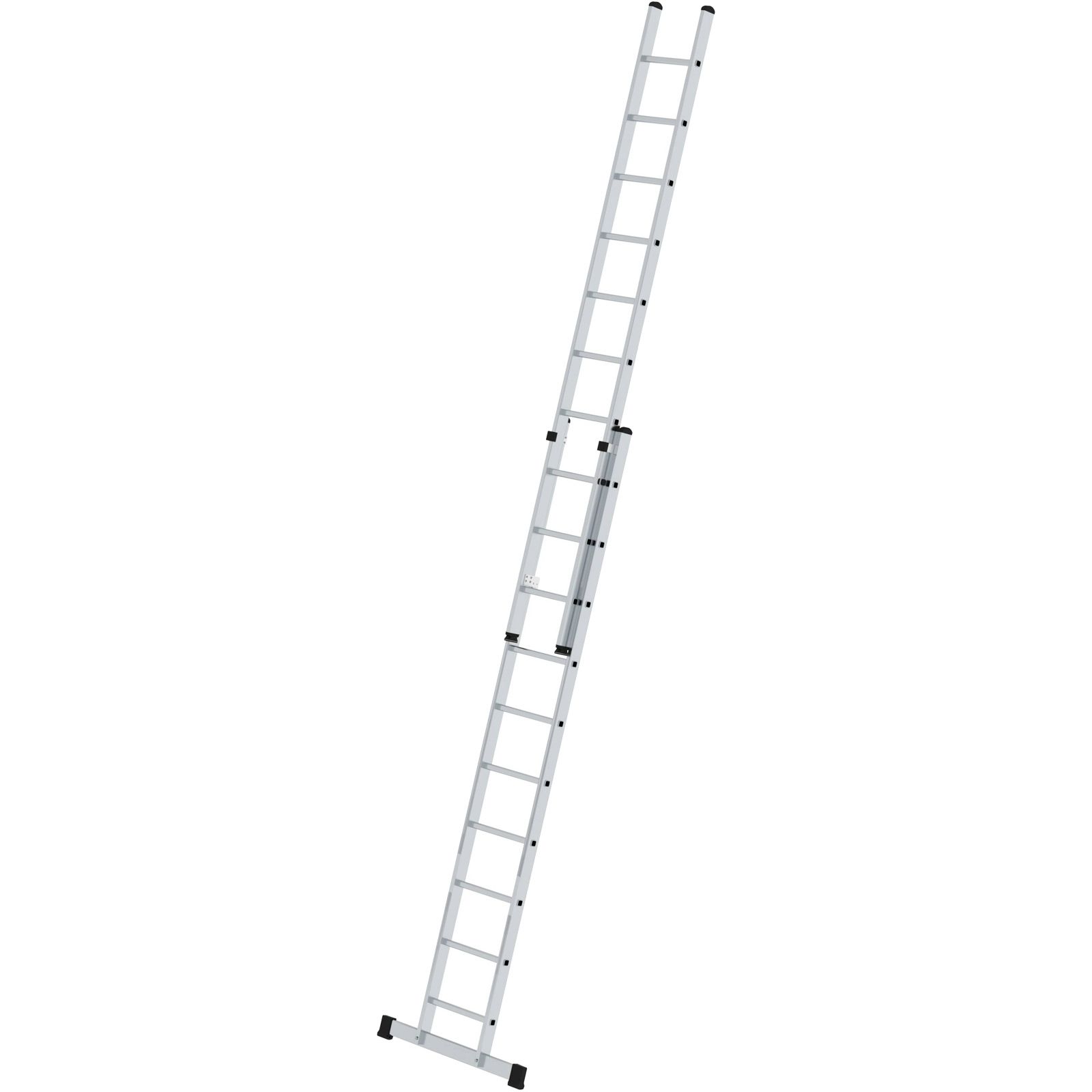 Günzburger Steigtechnik Sprossen-Schiebeleiter 2tlg. mit Standard-Traverse 2 x 10 Sprossen - 020810