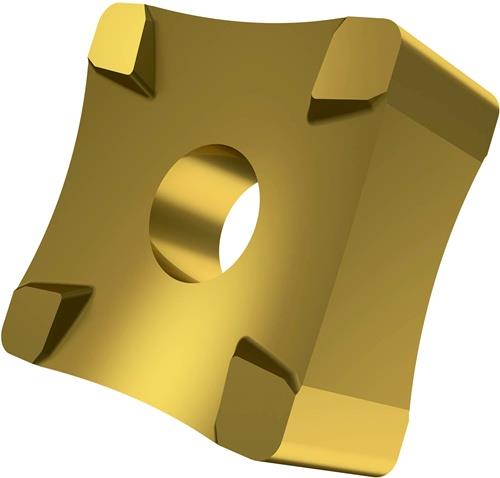 Scarfing-Schneideinsatz ISO SNMX 19-R90:6640 Radius 90mm MT-CVD beschicht. Gold