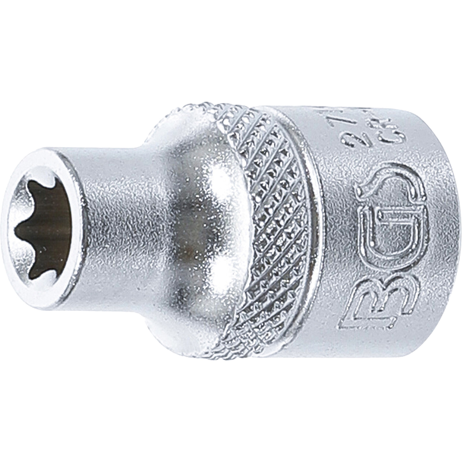 BGS Steckschlüssel-Einsatz E-Profil Antrieb Innenvierkant 10 mm (3/8") SW E8 - 2714