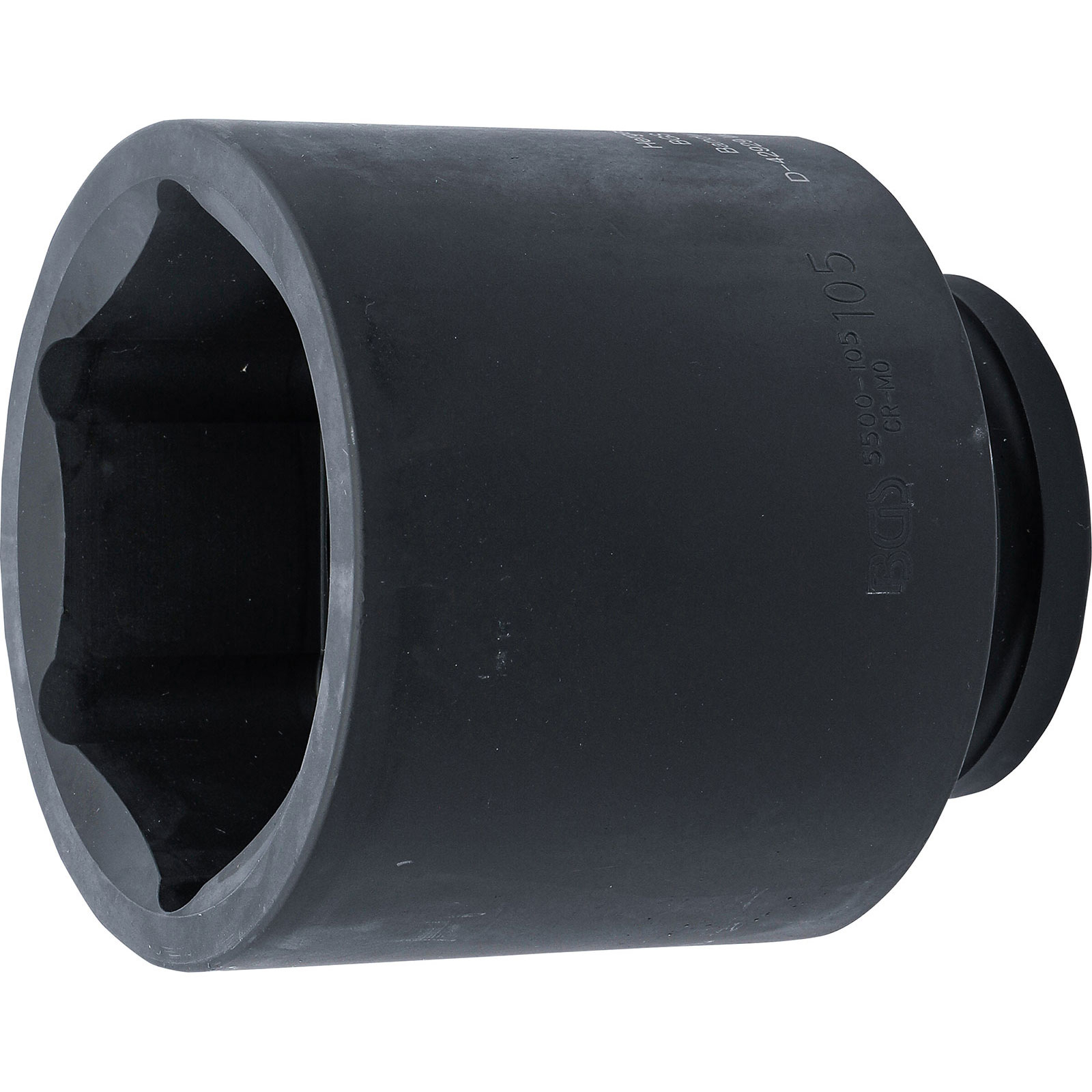 BGS Kraft-Steckschlüssel-Einsatz Sechskant tief Antrieb Innenvierkant 25 mm (1") SW 105 mm - 5500-105