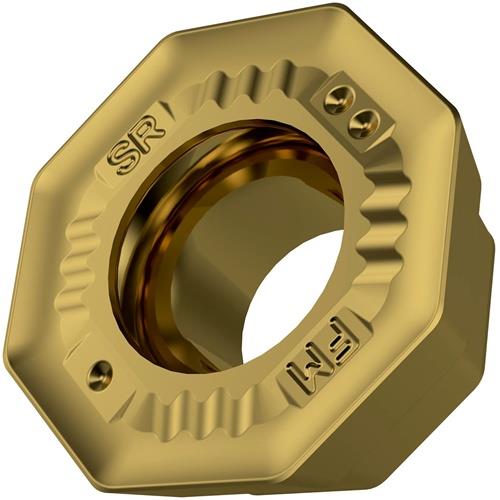 Fräswendeschneidplatte ISO ODMT 0505ADSR-FM:M8340 D.5,5mm PVD beschichtet Gold