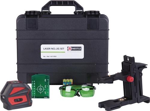 NESTLE Kreuzlinienlaser NCL-2G SET 20 (50 m.Empfänger)m ± 3 mm/10m - 16117001