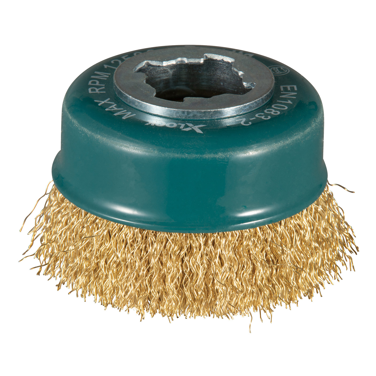 Makita Topfbürste 75 mm Messing X-Lock - D-73433