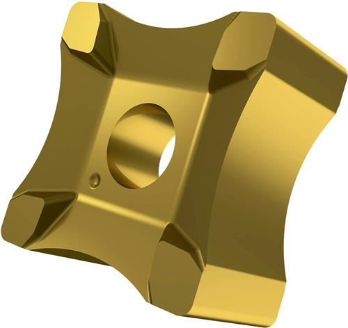 Scarfing-Schneideinsatz ISO SNMX 15-R13:6640 Radius 13mm MT-CVD beschicht. Gold