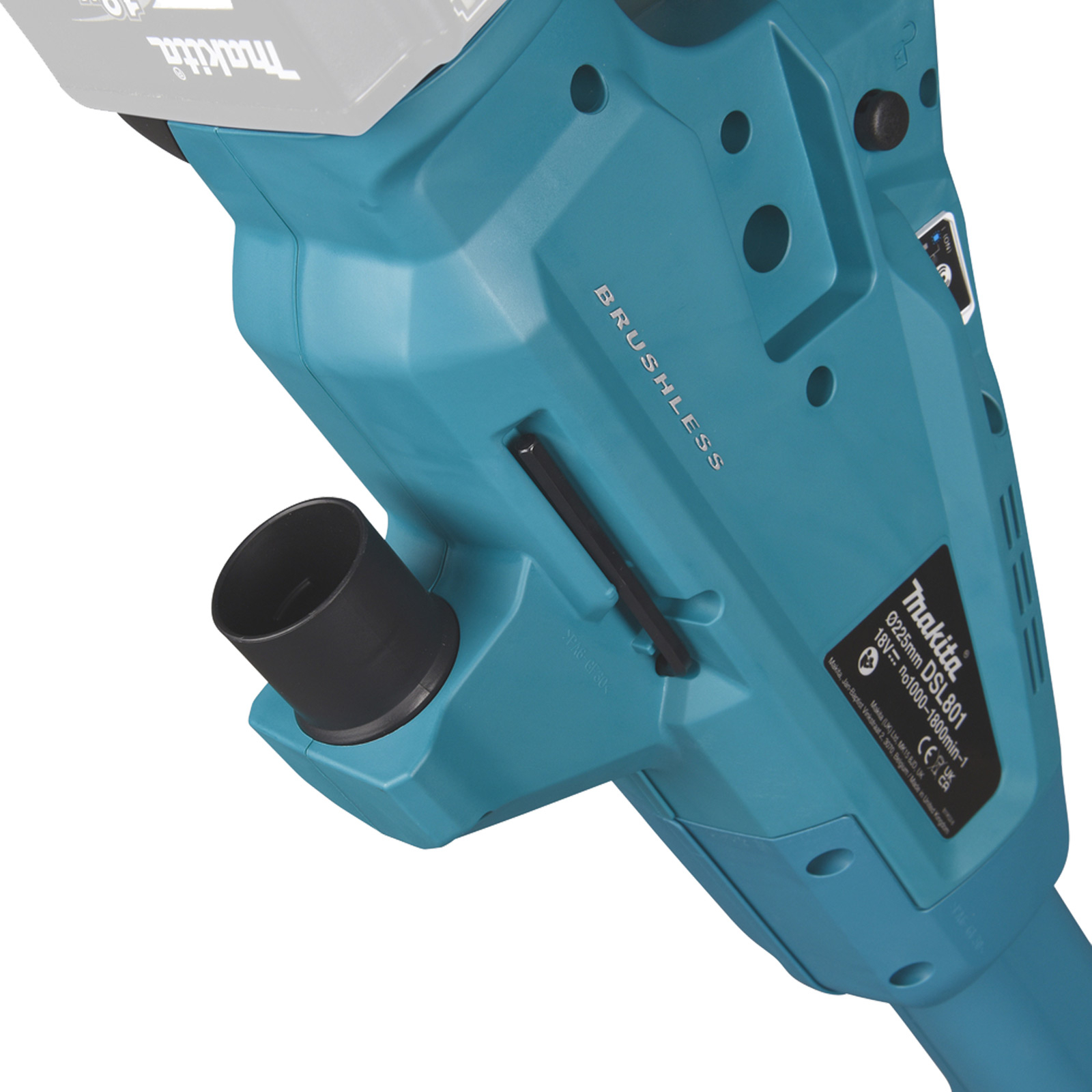 Makita Akku-Langhalsschleifer 18V inkl. WUT01 Solo - DSL801ZU