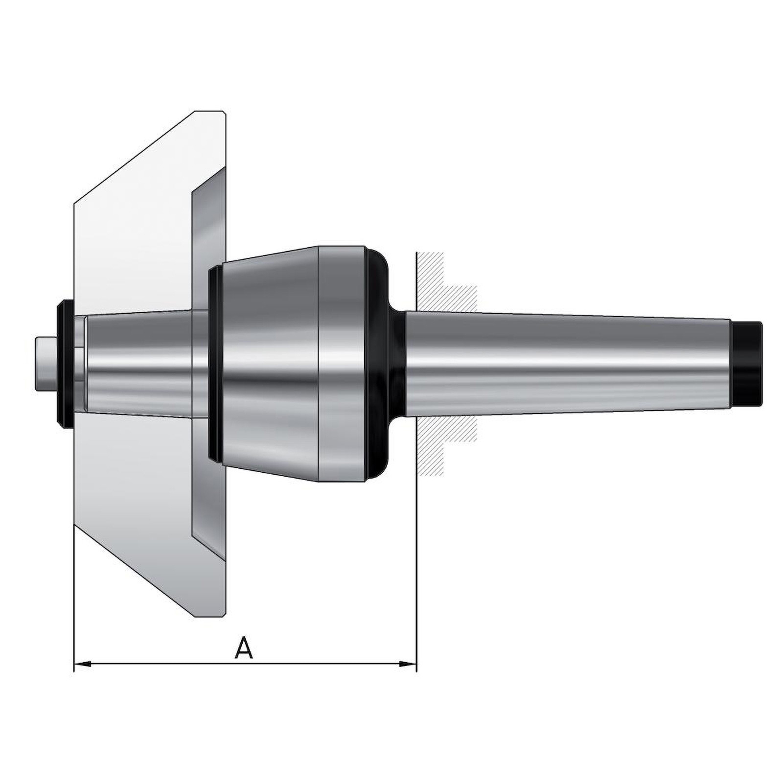 Röhm Mitlaufender Zentrierkegel, Aufnahme MK 5, Größe 110, auswechselbar, 75° - 304563