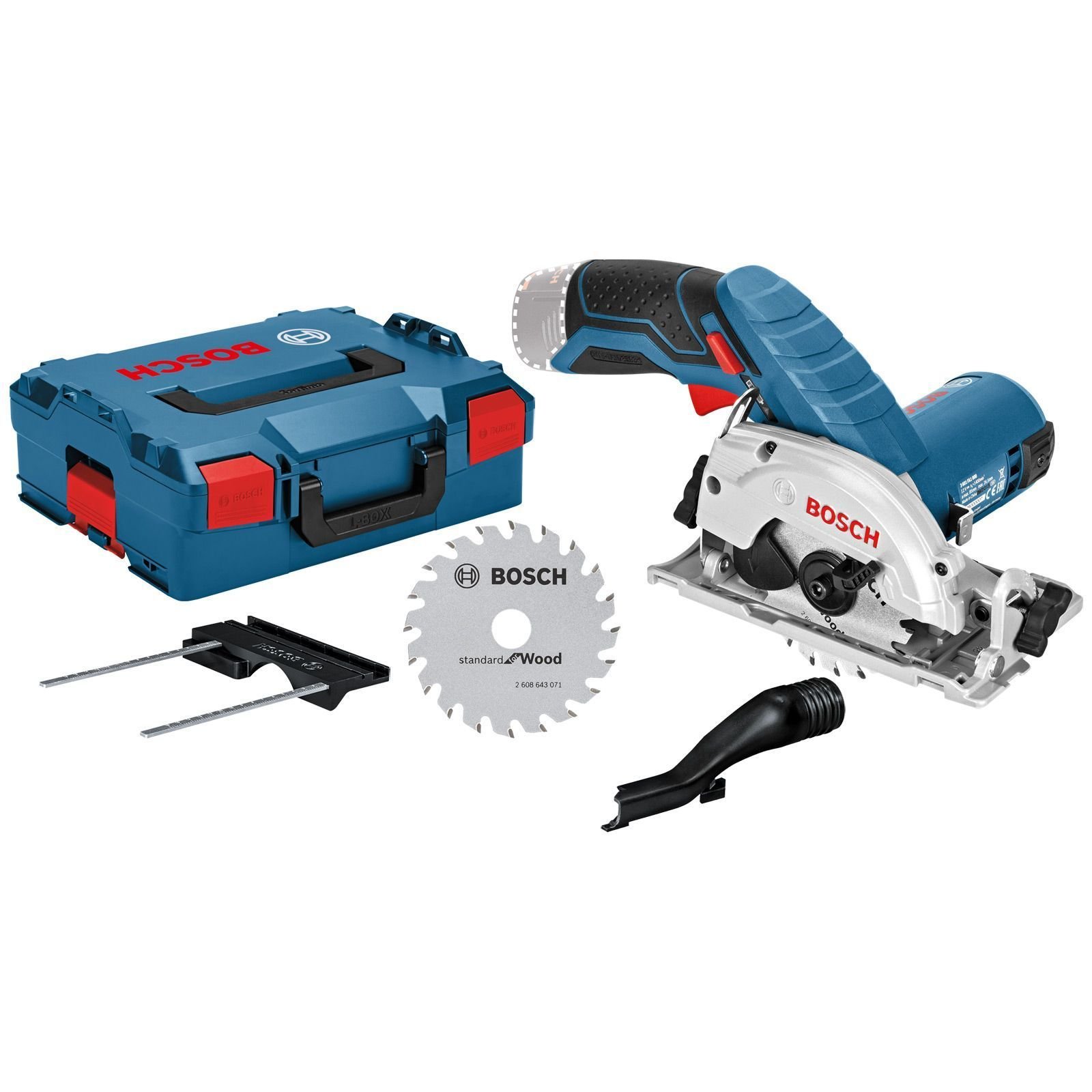 Bosch Akku-Kreissäge GKS 12V-26 Clic&Go Ø 85 mm Solo in L-Boxx - 06016A1002