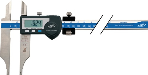 HELIOS PREISSER Werkstattmessschieber DIN862 DIGI MET 300mm dig. m. Spitzen u. FE - 1331522