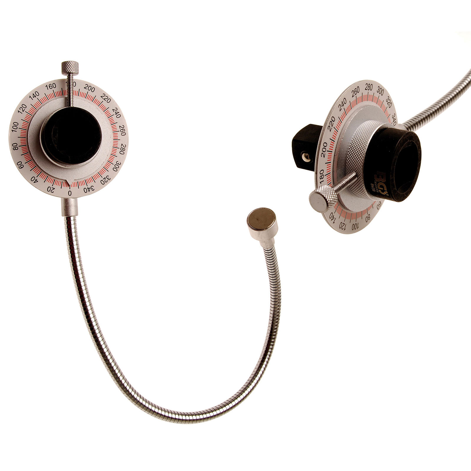 BGS Drehwinkel-Messgerät mit Magnetarm Antrieb Innenvierkant 20 mm (3/4") - 8439