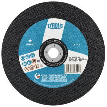 Trennscheibe BASIC D230x3mm ger.2in1 Bohr.22,23mm TYROLIT