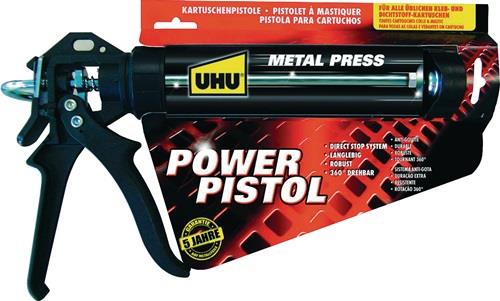 UHU Kartuschenpresse POWER PISTOL Metall 360 Grad drehbar - 48500