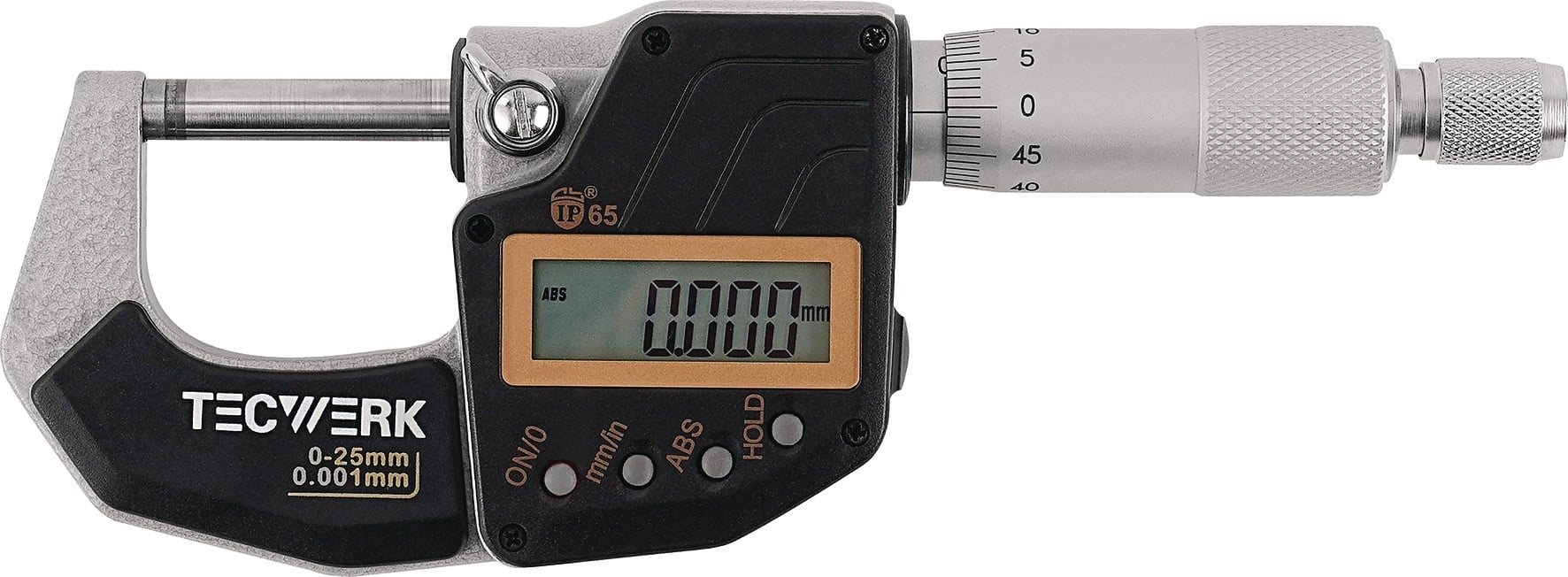 Bügelmessschraube DIN 863/1 IP65 25-50mm dig.TECWERK