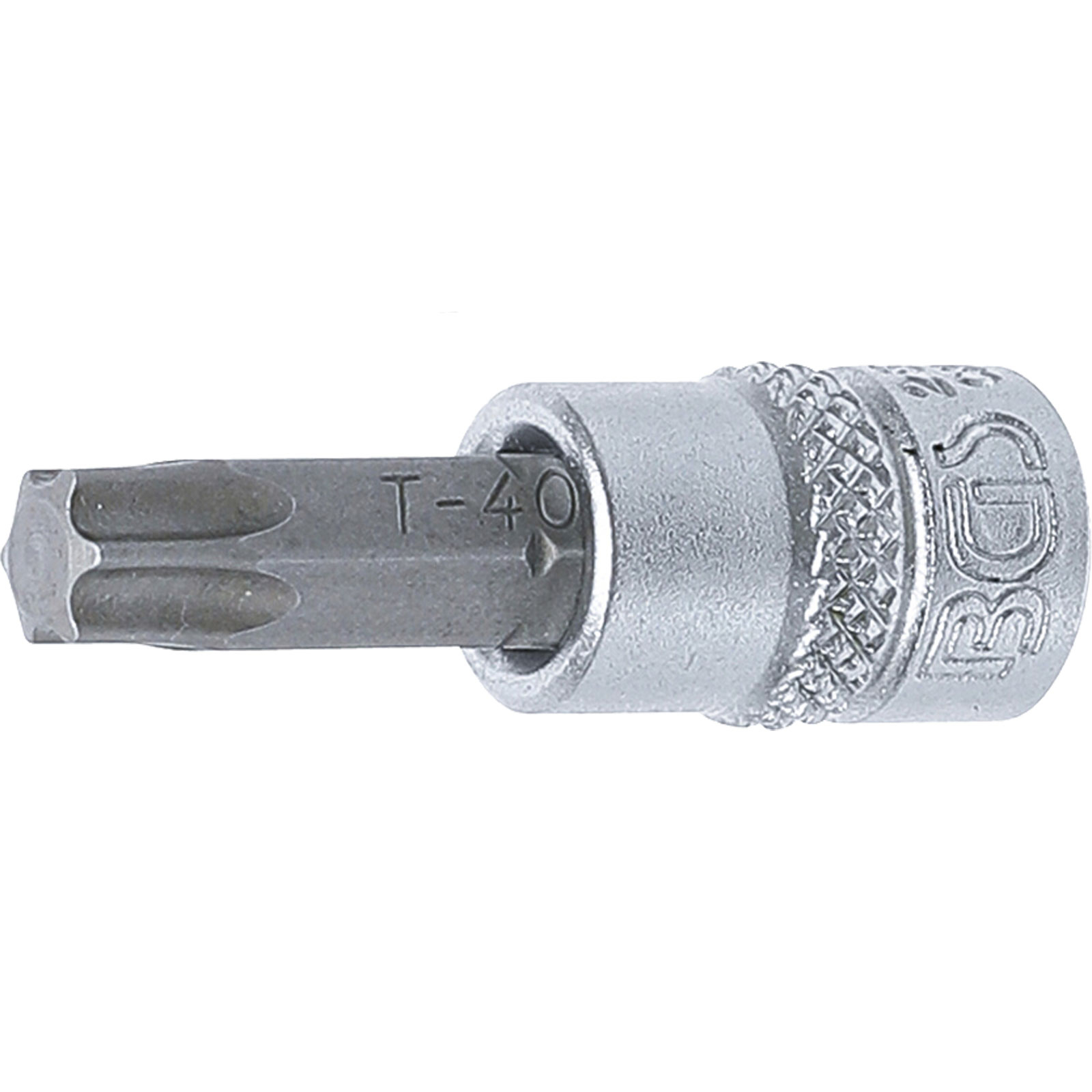 BGS Bit-Einsatz Antrieb Innenvierkant 6,3 mm (1/4") T-Profil (für Torx) T40 - 2596