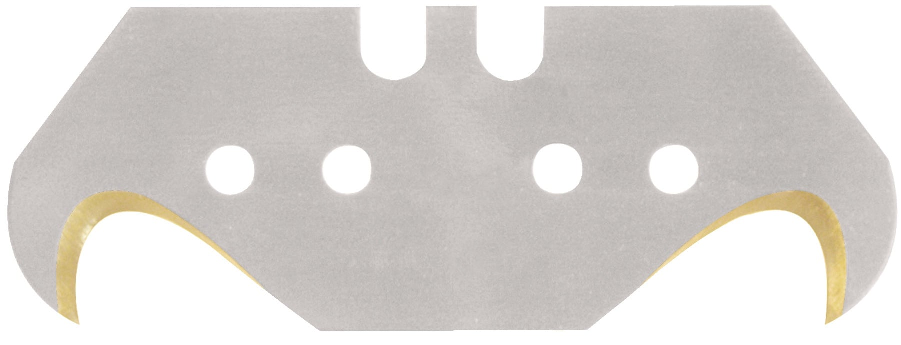 Hakenklinge L48,2xB18,7xS0,65mm TiN m.Lochung 10 St./Spender TECWERK