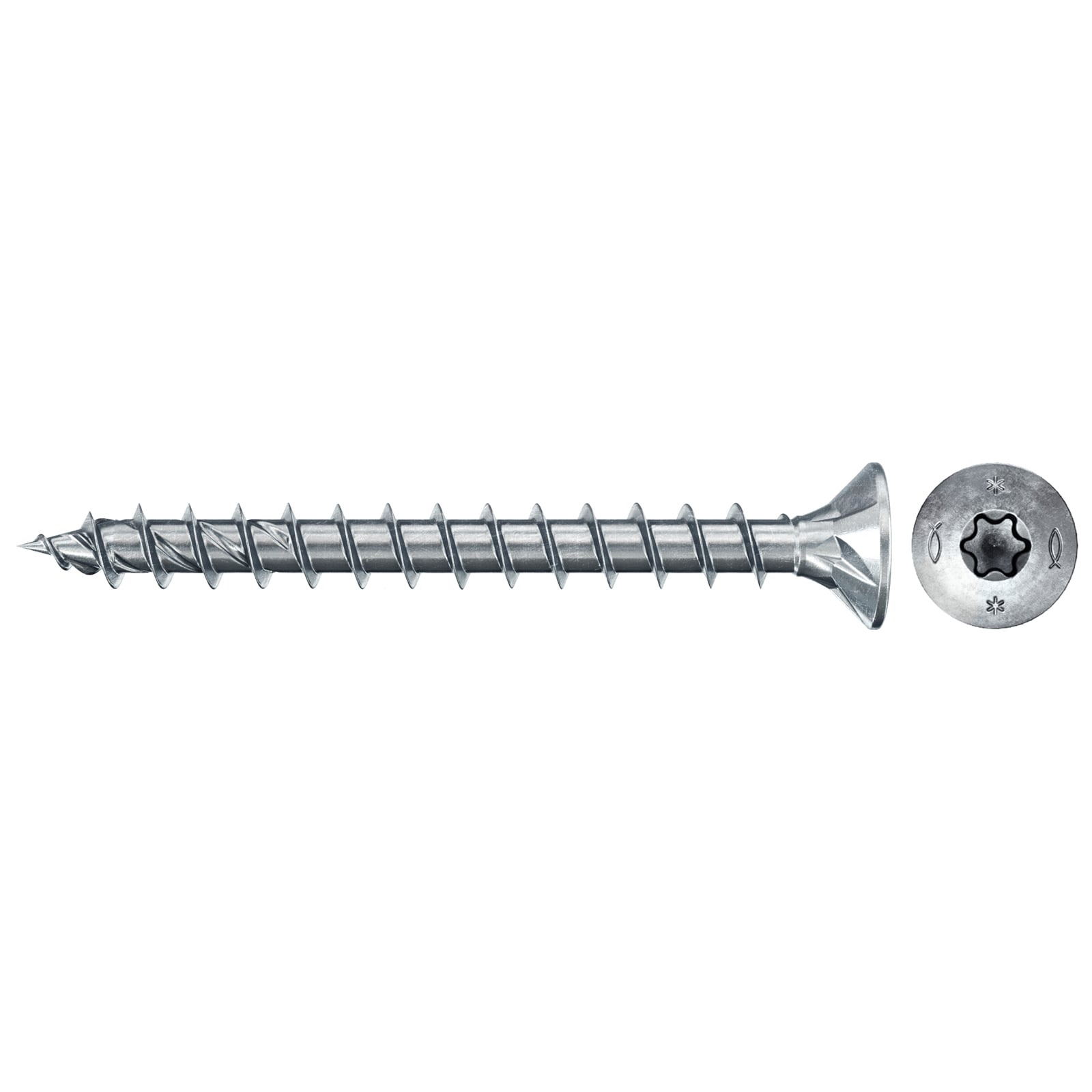 fischer Spanplattenschraube PowerFast FPF II CTF 4,0 x 25 BC 210 Senkkopf Innenstern TX Vollgew. - 577702
