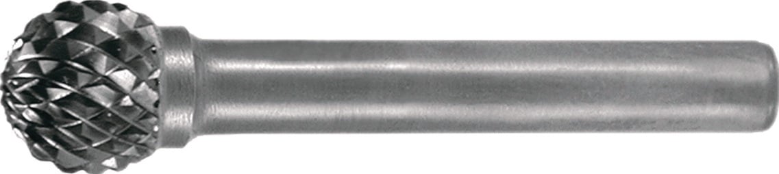 Frässtift KUD D.6mm Kopf-L.5mm Schaft-D.6mm HM Verz.Kreuz TECWERK