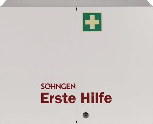 Verbandschrank LONDON B604xH462xT170ca.mm weiß 2-türig SÖHNGEN