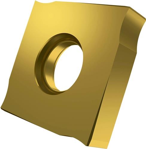 Wendeschneidplatte ISO SNHQ 1205AZTN:M8330 D. 5mm PVD beschichtet Farbe Gold