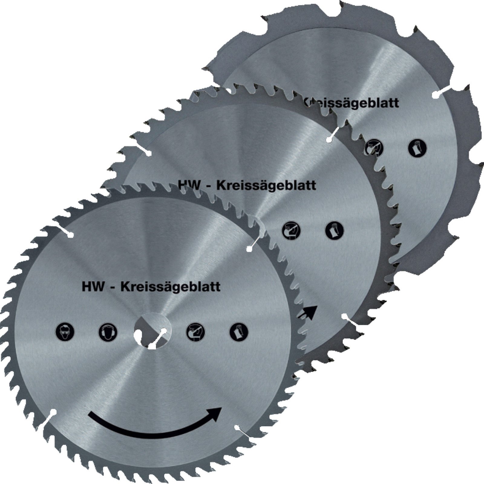 Walter Hartmetall Sägeblatt-Set 210 mm - 630093