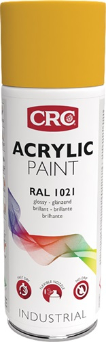 CRC Farbschutzlackspray ACRYLIC PAINT rapsgelb glänzend RAL 1021 400 ml Spraydose - 11679-AA