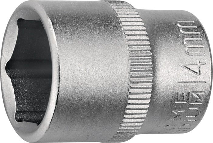 Steckschlüsseleinsatz 1/4 Zoll 6-kant SW 13mm L.25mm TECWERK