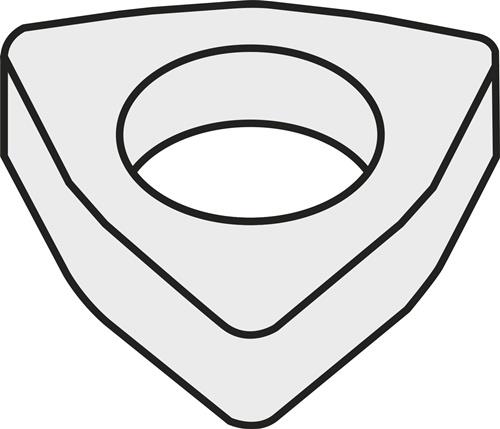 Wendeplatten-Unterlegscheibe ISO WNU 060308:GJ11 Bruttogewicht 3,44g PRAMET