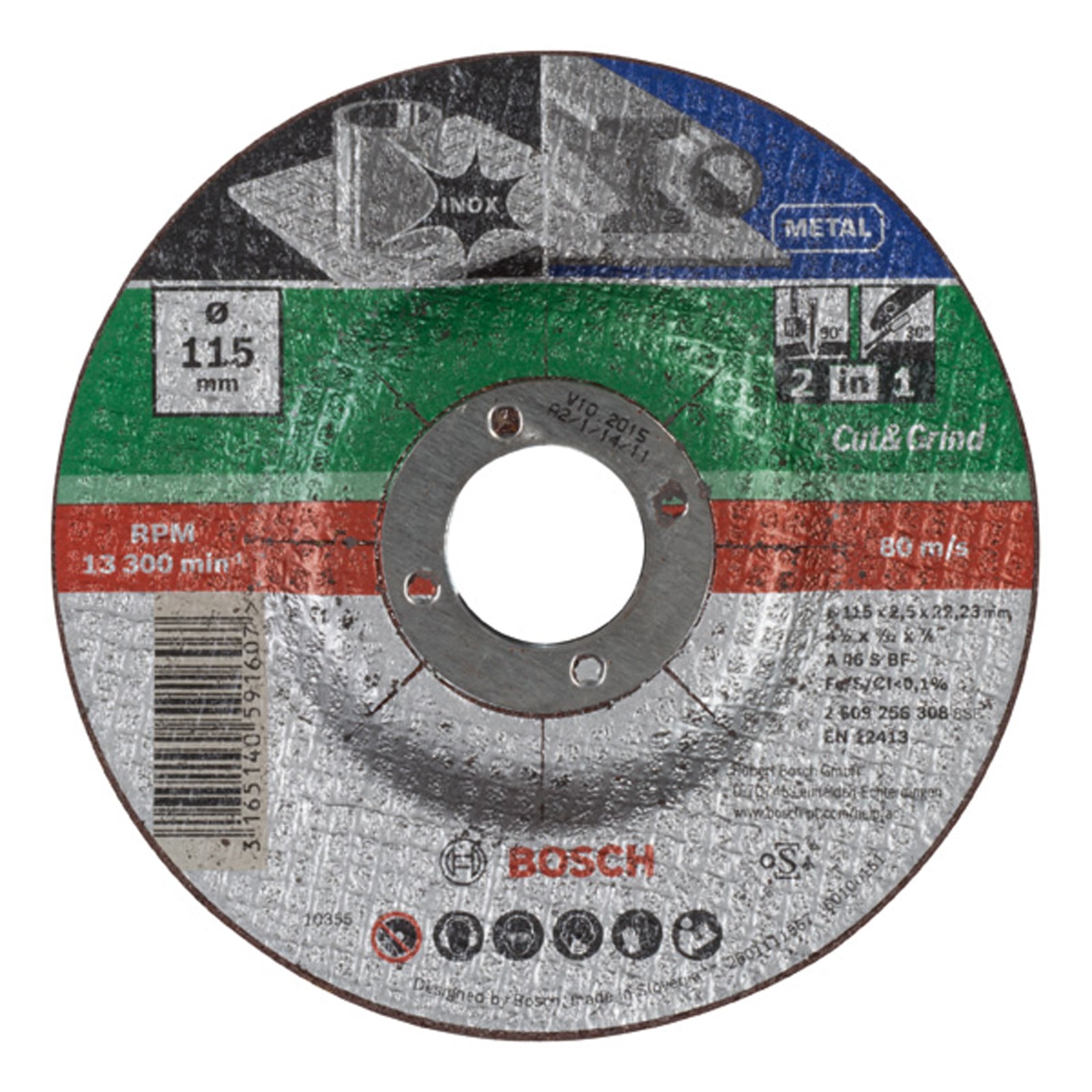 Bosch Trennscheibe 2-in-1 D= 115 mm - 2609256308