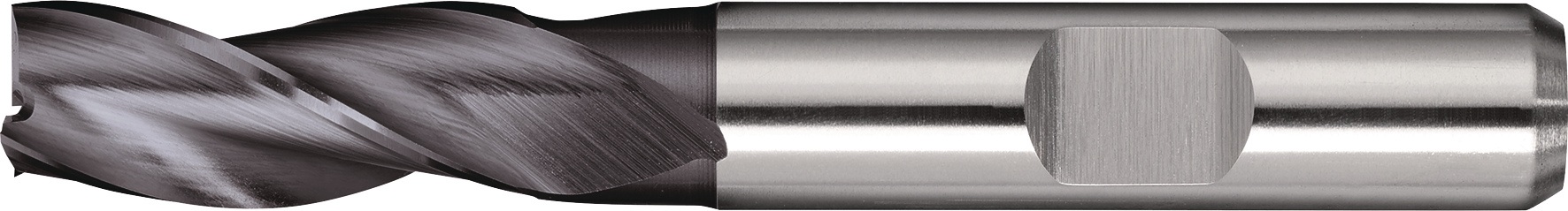 Bohrnutenfräser DIN 844 TypN D.7mm HSS-Co8 TiCN Weldon Z.3 lang TECWERK