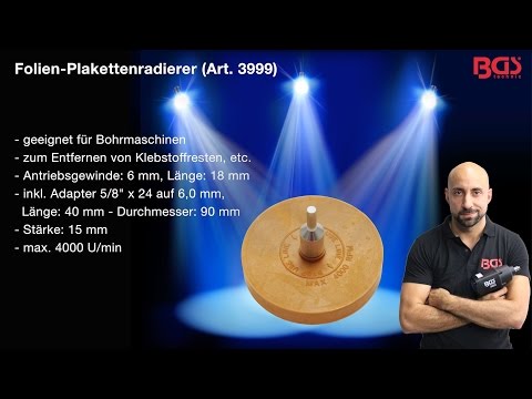 BGS Folien-Plakettenradierer - 3999