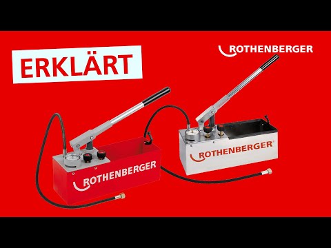 ROTHENBERGER Prüfpumpe RP50S, manuell - 60200