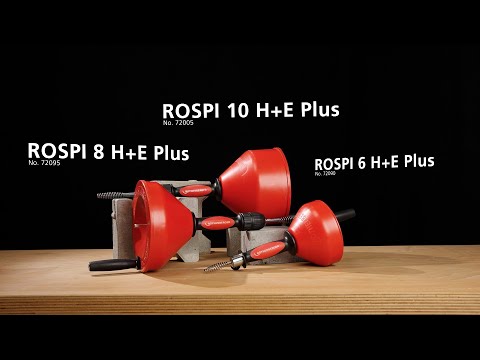 ROTHENBERGER ROSPI 10 H+E Plus Hand- und Elektro-Rohrreinigungsgerät, 10m - 72005