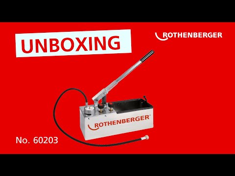 ROTHENBERGER Prüfpumpe RP 50S Inox, manuell - 60203