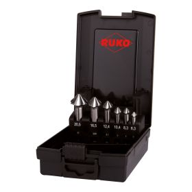 RUKO ULTIMATECUT Kegel- und Entgratsenker-Satz 4S HSS DIN 335 90° in Kunststoffkassette 6 teilig - 102890RO