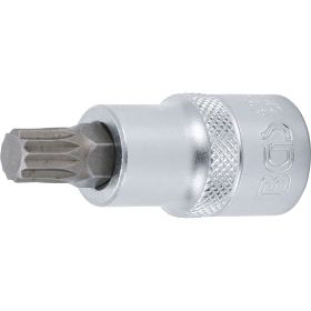 BGS Bit-Einsatz Antrieb Innenvierkant 12,5 mm (1/2") Innenvielzahn (für XZN) M10 - 4353